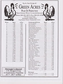 GREEN ACRES NOVEMBER 2019 NEW PRICES MEN